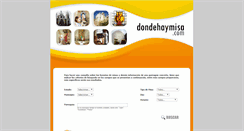 Desktop Screenshot of dondehaymisa.com